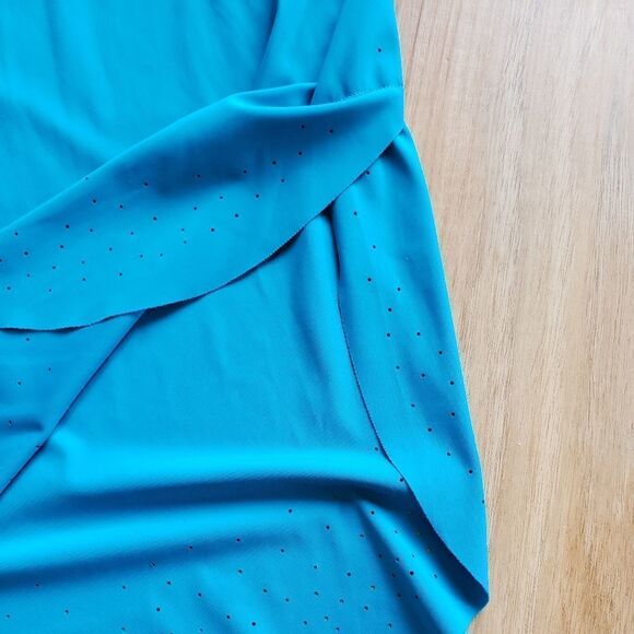 🔺️Avia Blue Hi-Low Athletic Short Sleeve Top - Picture 7 of 10